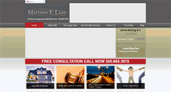 Desktop Screenshot of mllawmiami.com